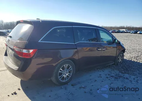 2011 Honda Odyssey Exl z USA, uszkodzony, nr VIN 5FNRL5H68BB046684